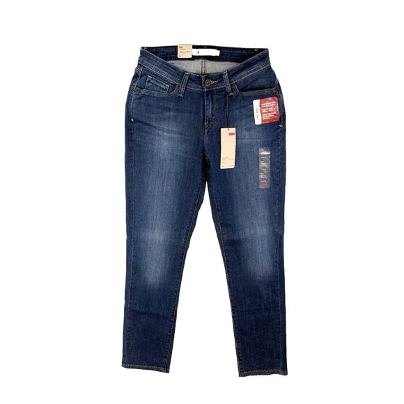 Levi's 529 Women Size 6M/28 Blue Denim Jeans Curvy Skinny Leg